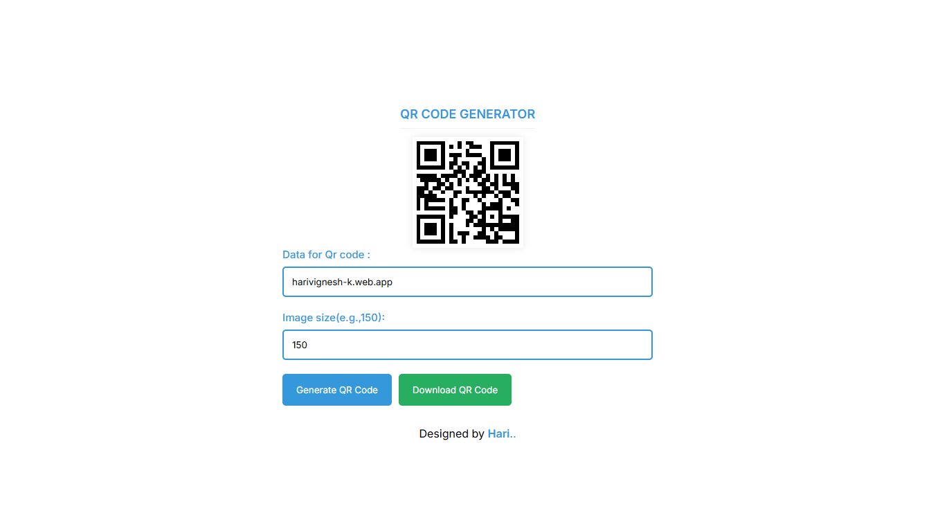 QR-Code Genearator screenshot